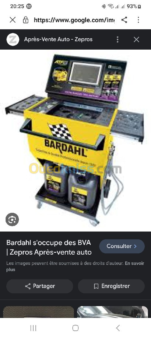 Vidange boite auto avec machine bardahl et nettoyage moteur 