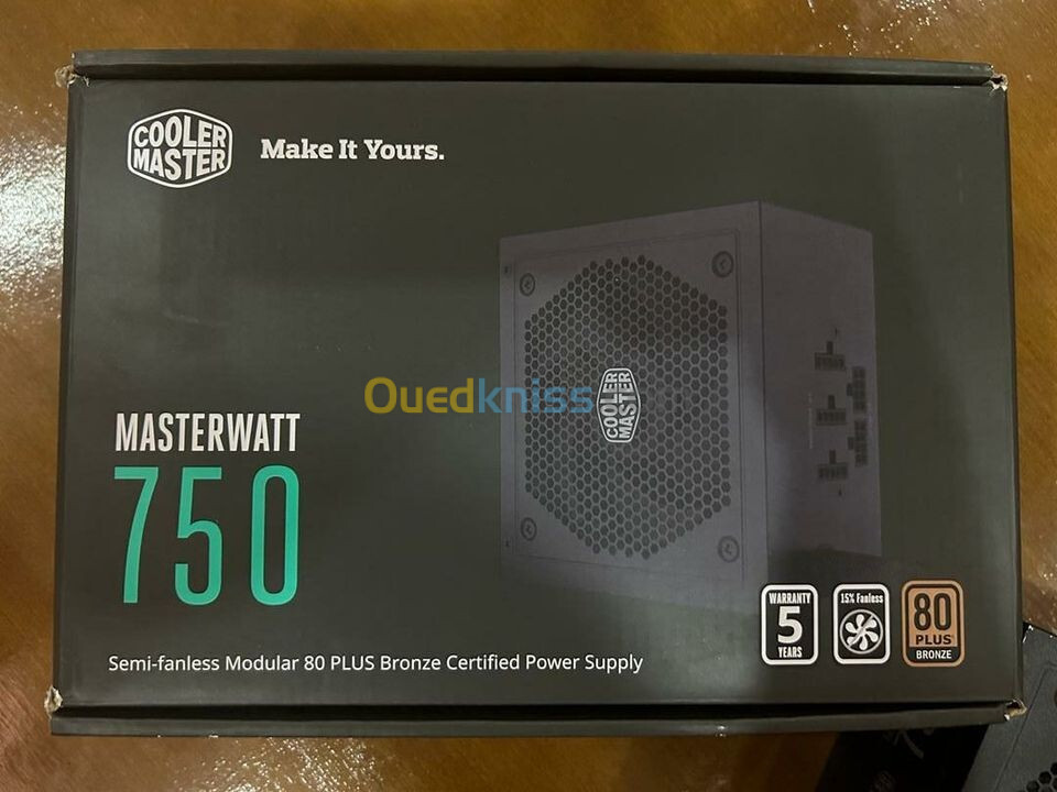 Alimentation MASTERWATT 750W 80 PLUS BRONZE