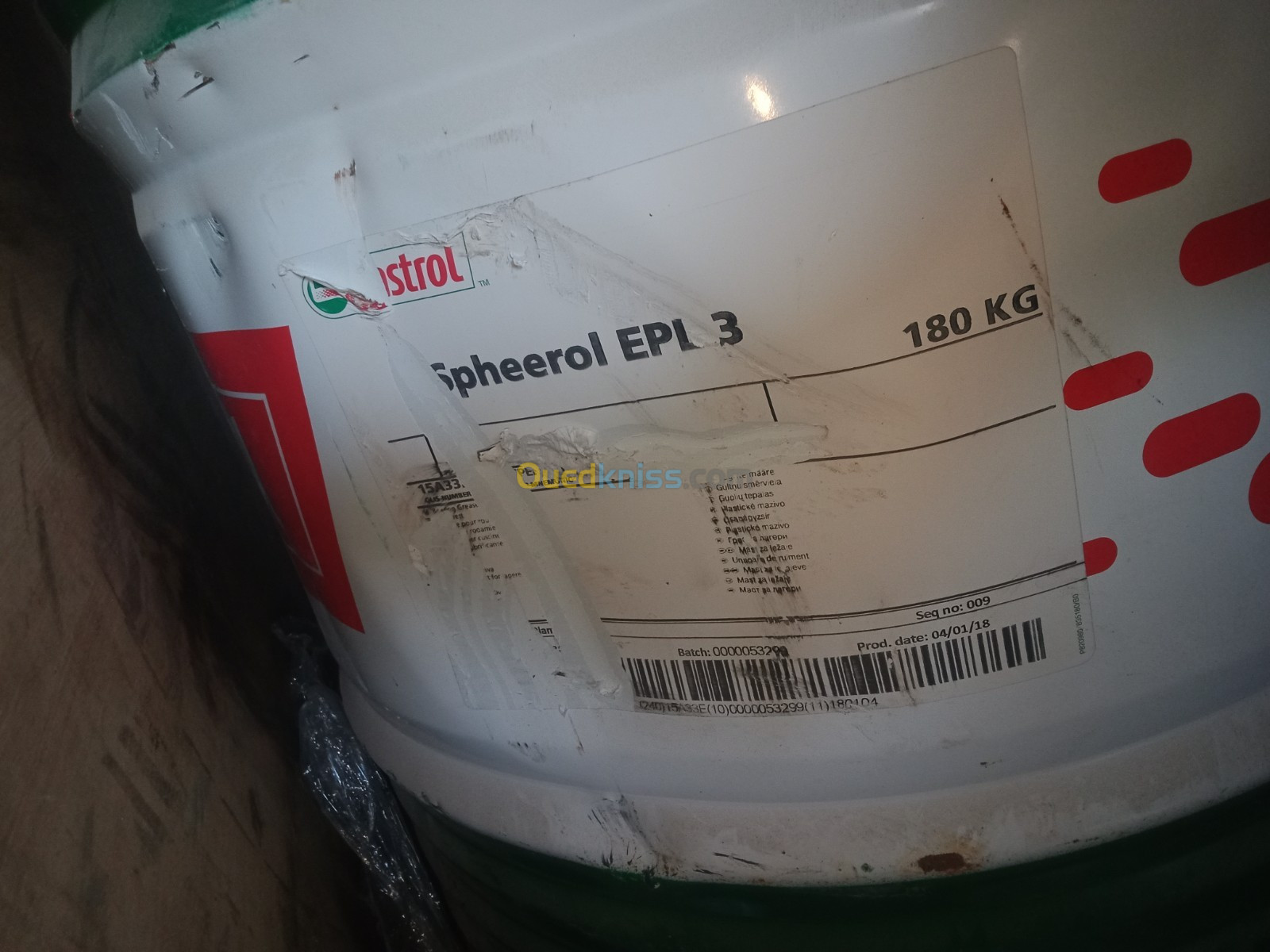 Castrol Spheerol EPL 3 - 180KG