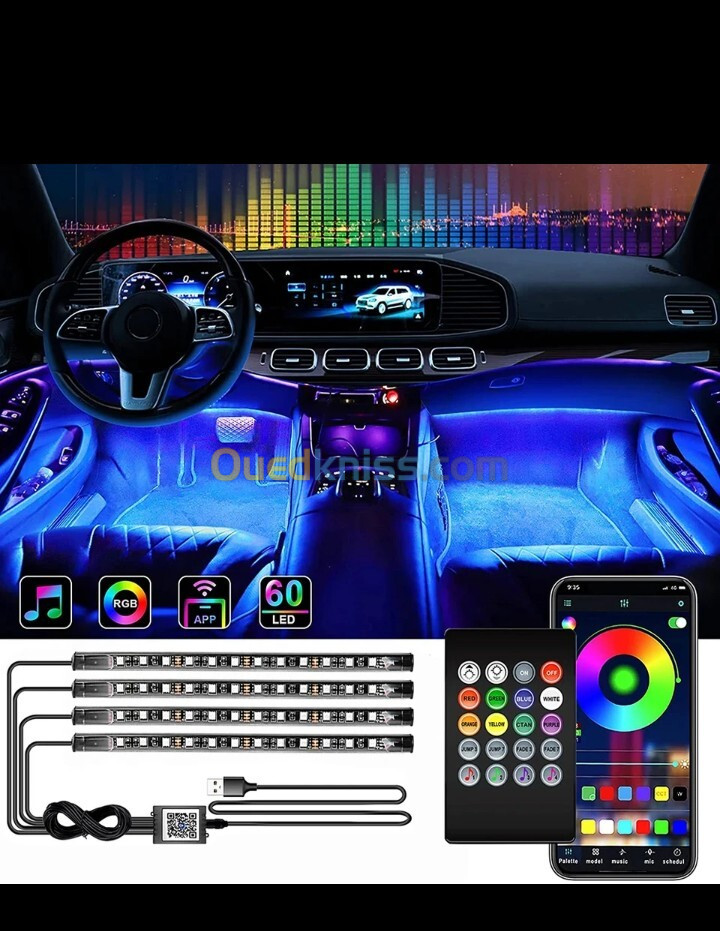 LED RGB INTÉRIEUR AUTO 