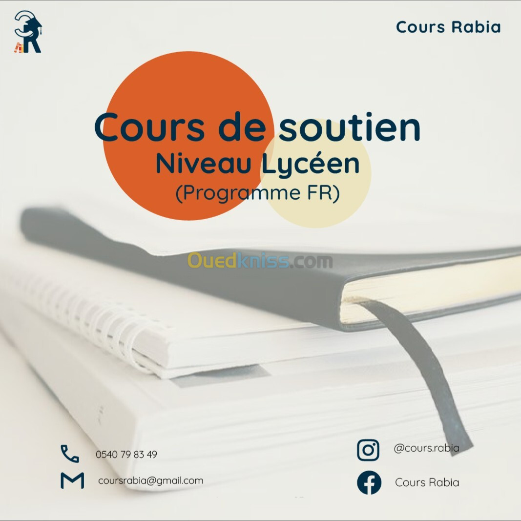 Cours Math/Physique/Chimie Lycee Programme Francais/CNED