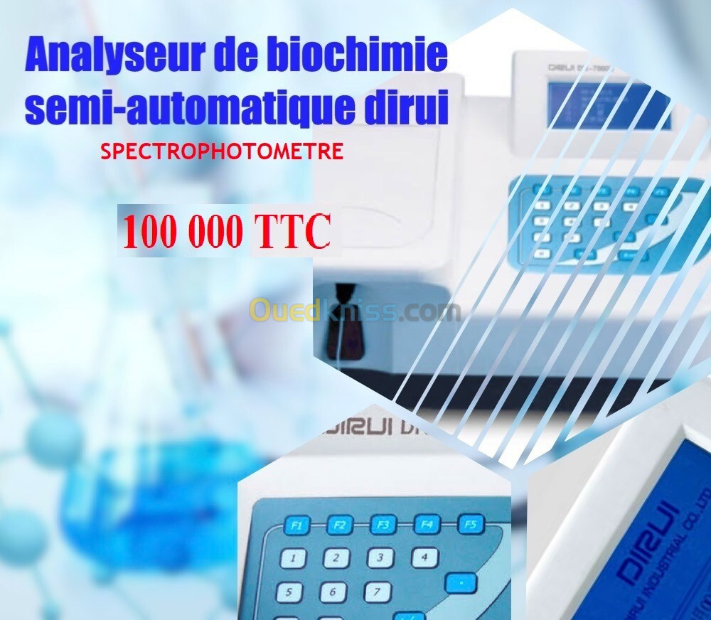 SPECTROPHOTOMETRE SEMI AUTOMATE DE BIOCHIMIE 