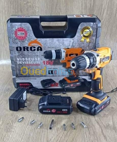 Visseuse Orca 18v double batterie 