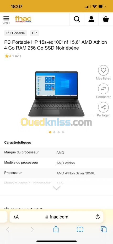 Pc portable hp