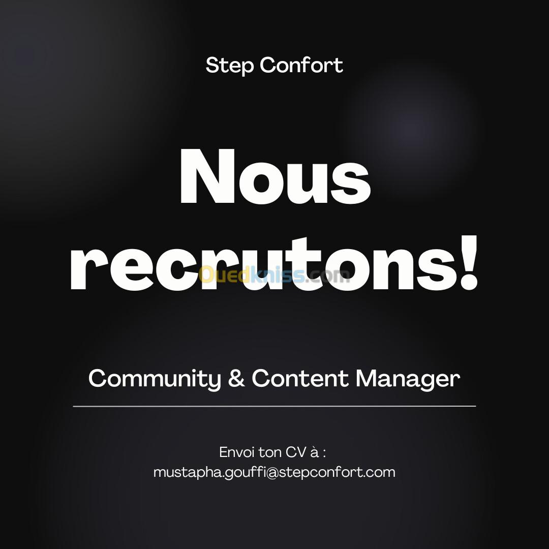 Community & Content Manager