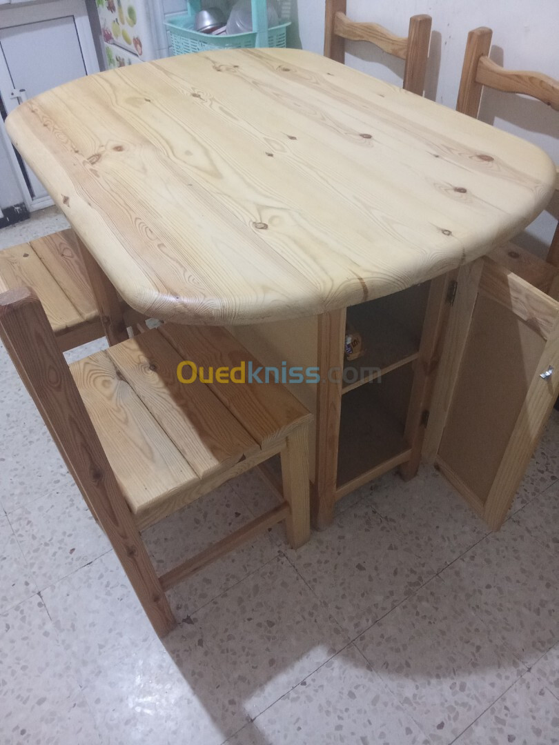 table cuisine pliante طاوله مطبخ تطبق على زوج بلقجور وكوفر واسع  