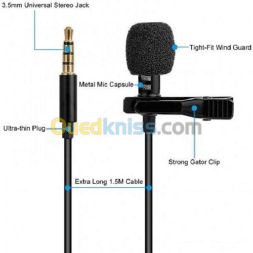 Microphone Anti-Bruit Jack 3.5Mm Pour Mobile Tablette Appareil