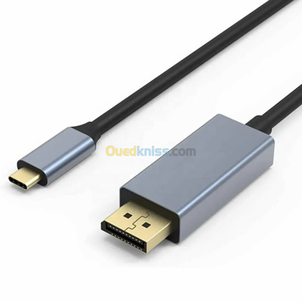 Cable USB Type C vers DisplayPort (DP) 8K 1.8 m 