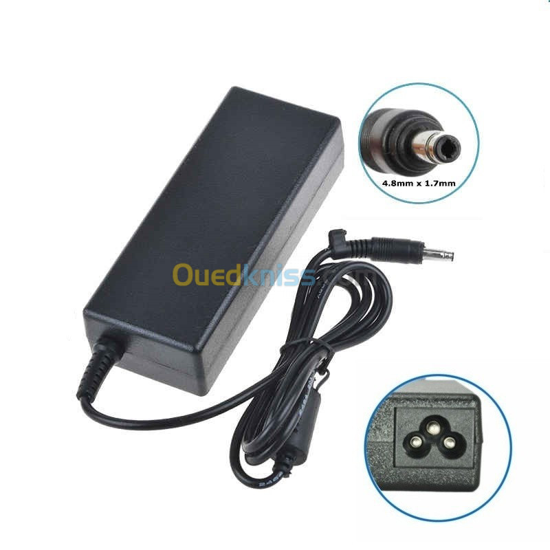 Chargeur Compatible PC Portable HP COMPAQ 18.5V 4.9A Connecteur: 4.8 * 1.7mm 90W