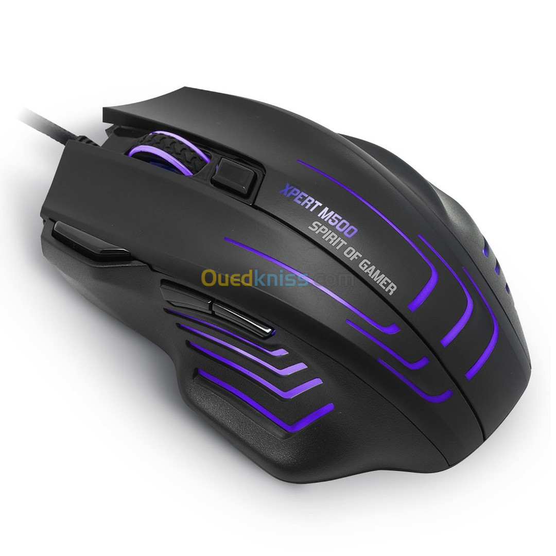 Souris Gaming Usb Capteur Optique 8000 Dpi - 7 Boutons Programmable Xpert-M500 Spirit Of Gamer