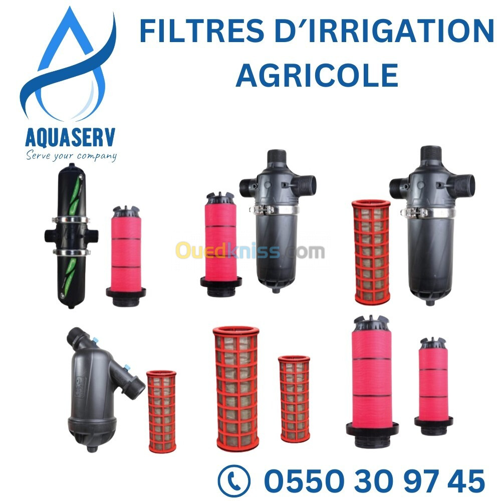 FILTRES D'IRRIGATION AGRICOLE