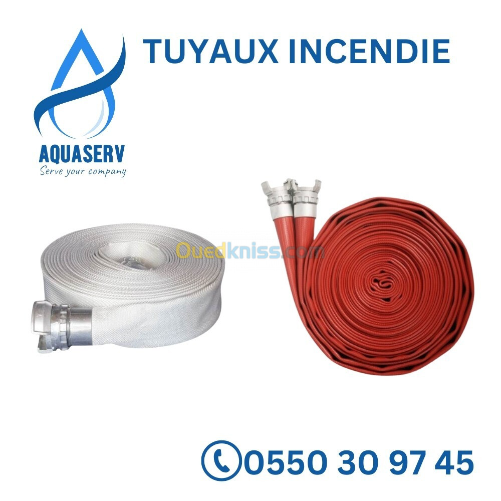 TUYAU INCENDIE, TUYAU GOMTEX 