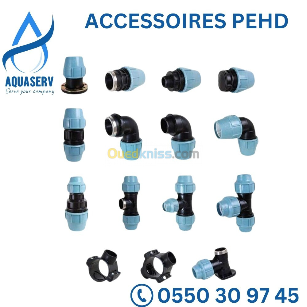 Raccords en PEHD Compression 