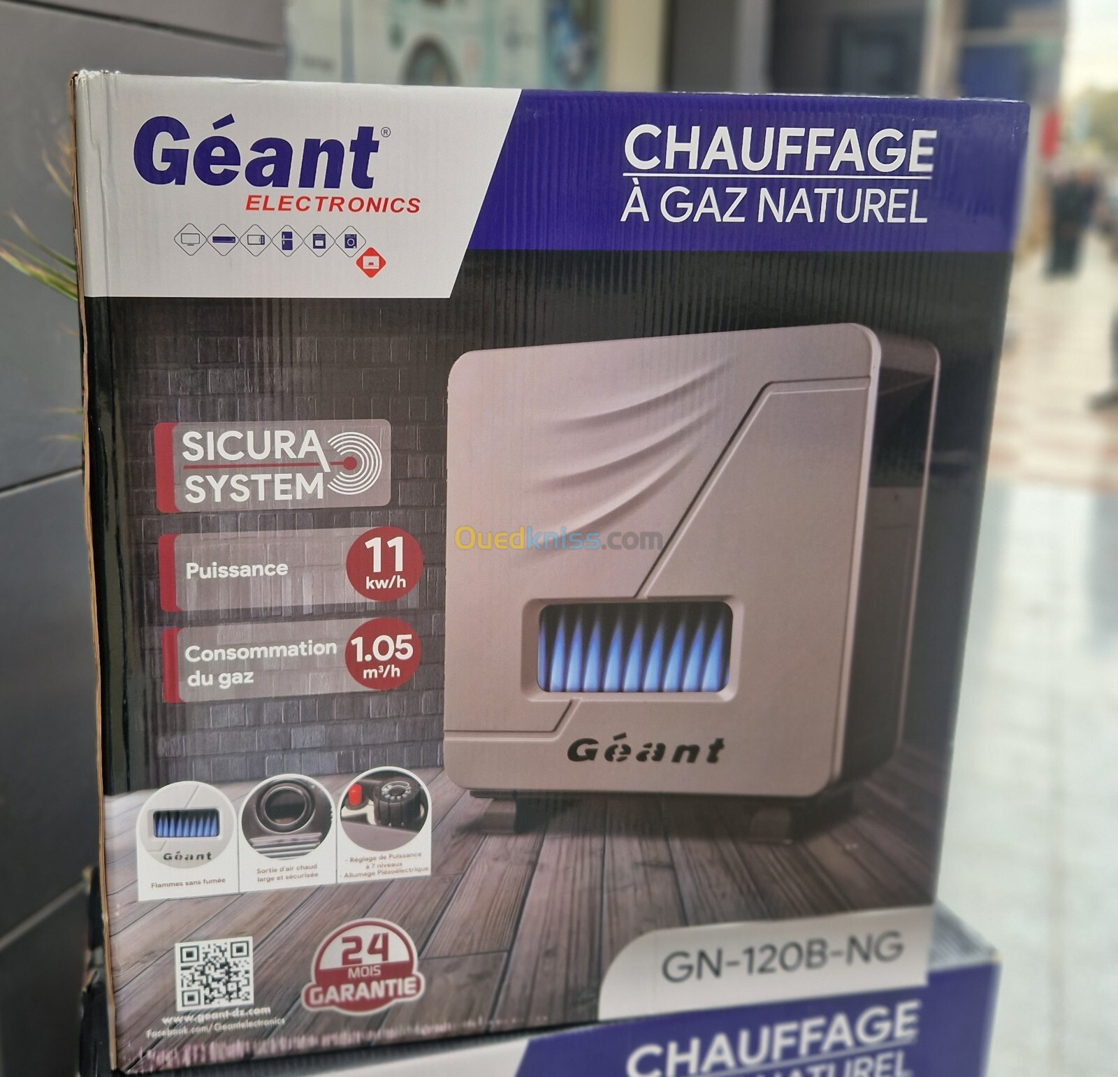 chauffage à gaz naturel Géant