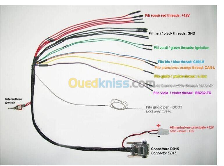 MPPS V18 OBD Diagnostic Adapter Tricore Cable