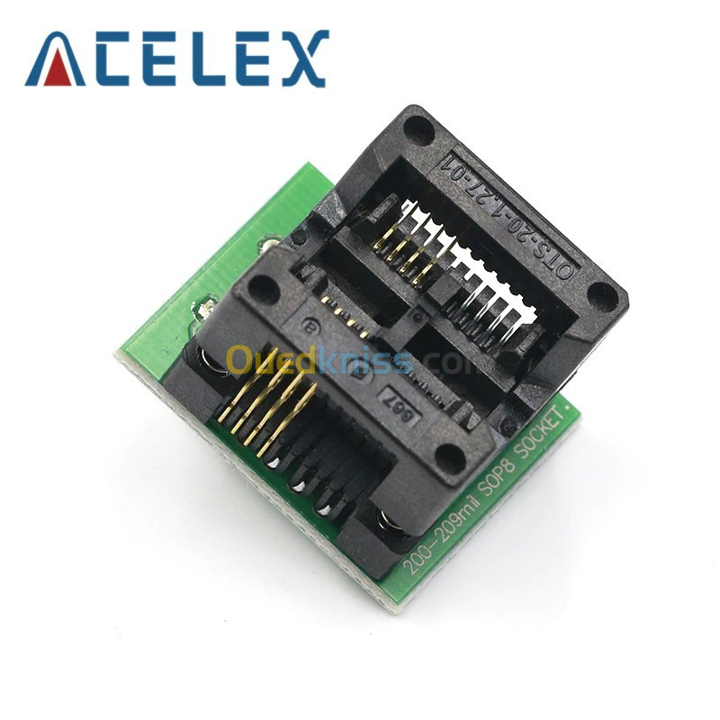 SOIC8 SOP8 à DIP8 EZ, adaptateur de programmeur, Module convertisseur de prise 150mil 200mil