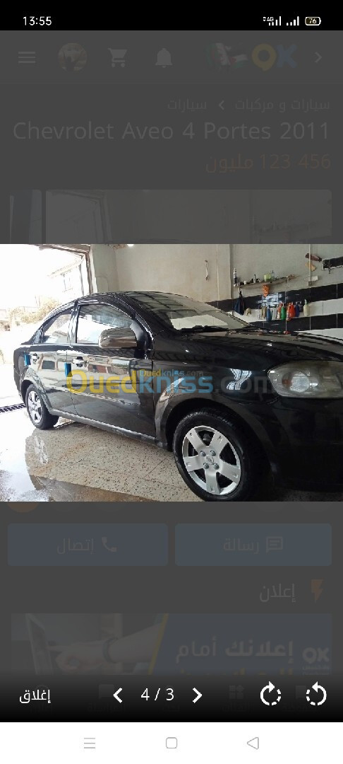 Chevrolet Aveo 4 portes 2011 