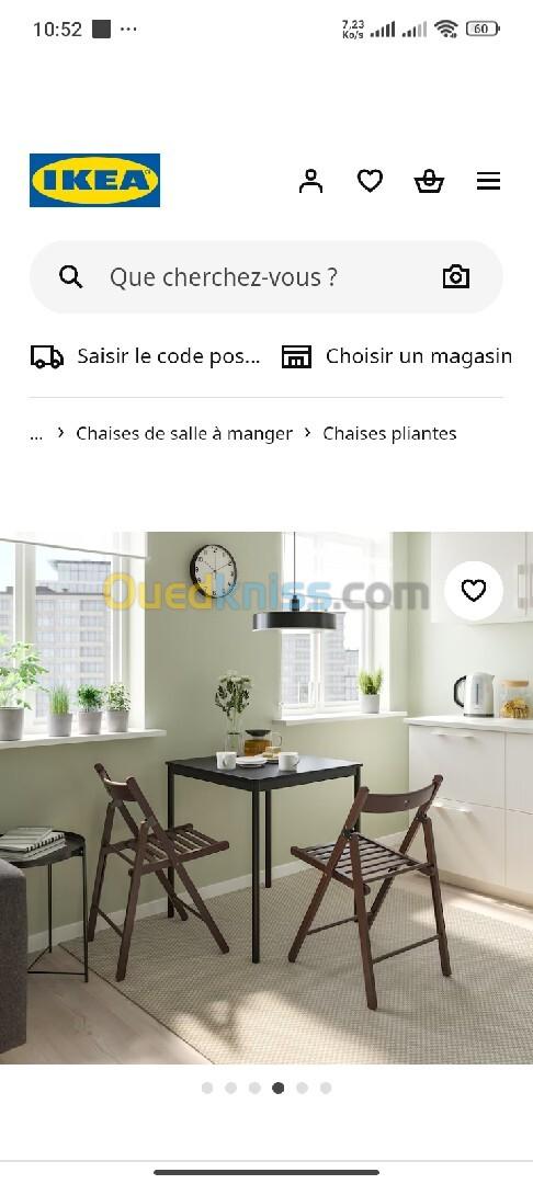 Chaise Pliante En Bois Massif Ikea