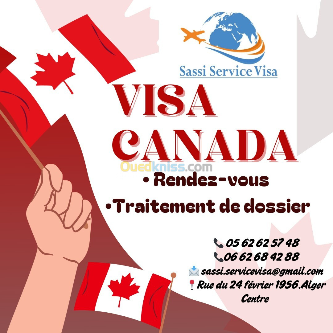 Traitement Visa  CANADA / USA / FRANCE 