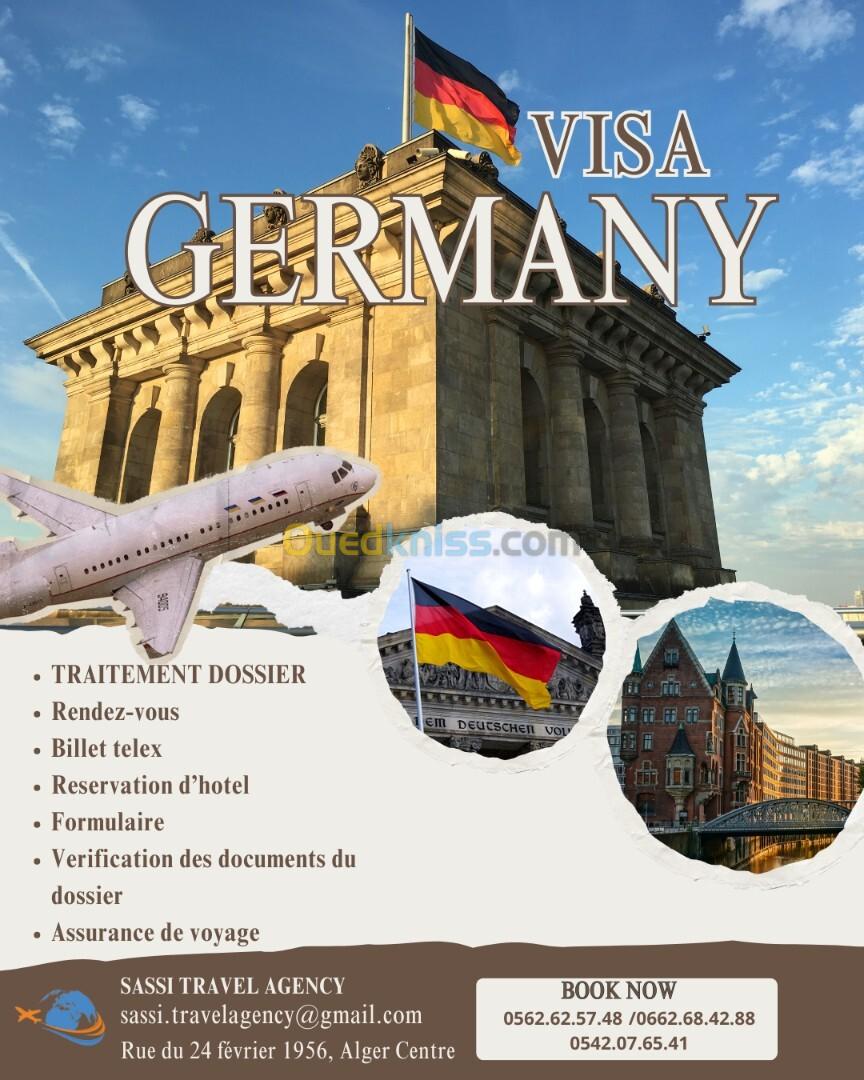 Rdv Visa France/Belgique/Allemagne/Italie/Hollande