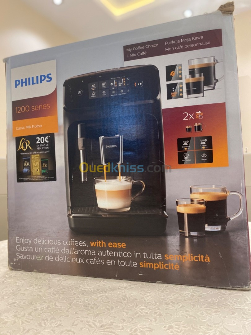 Machine à café grains avec broyeur PHILIPS 1200 series