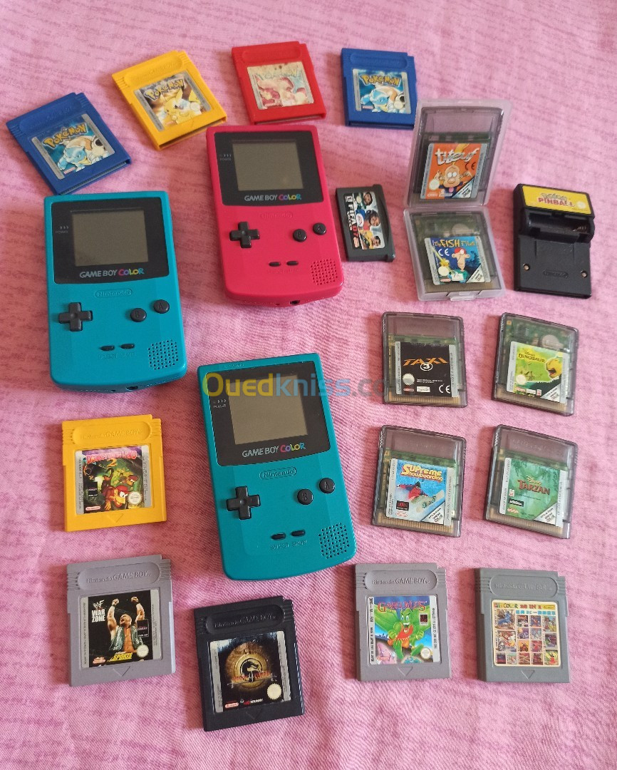 3 GameBoy Color 17 cartouche marche très bien 