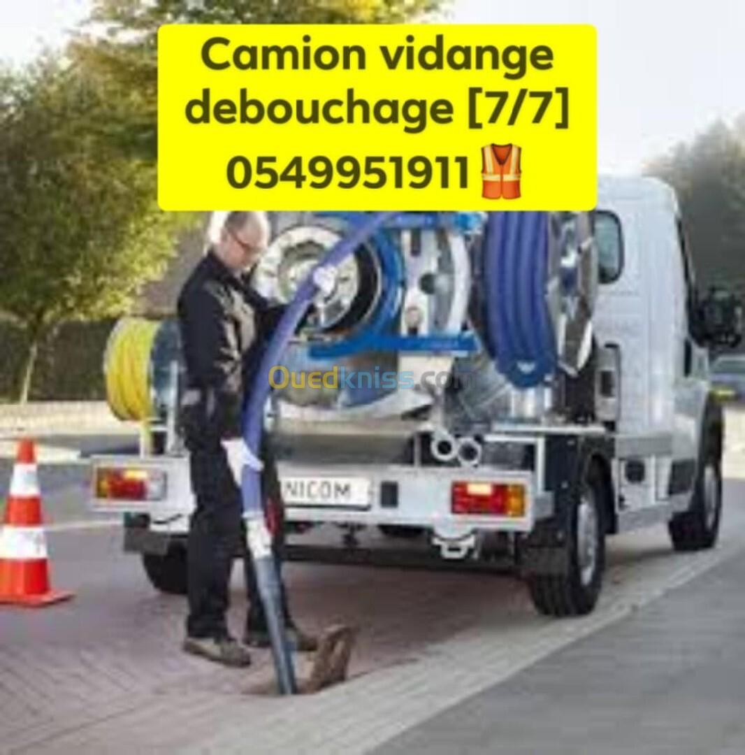 Camion debouchage canalisatione