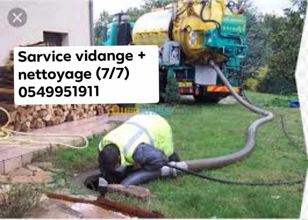 Service nettoyage débouchage canalisation 