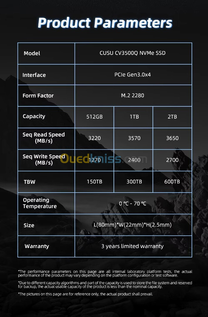 Cusu SSD M2 512gb SSD 1tb Hard Drive SSD NVMe 