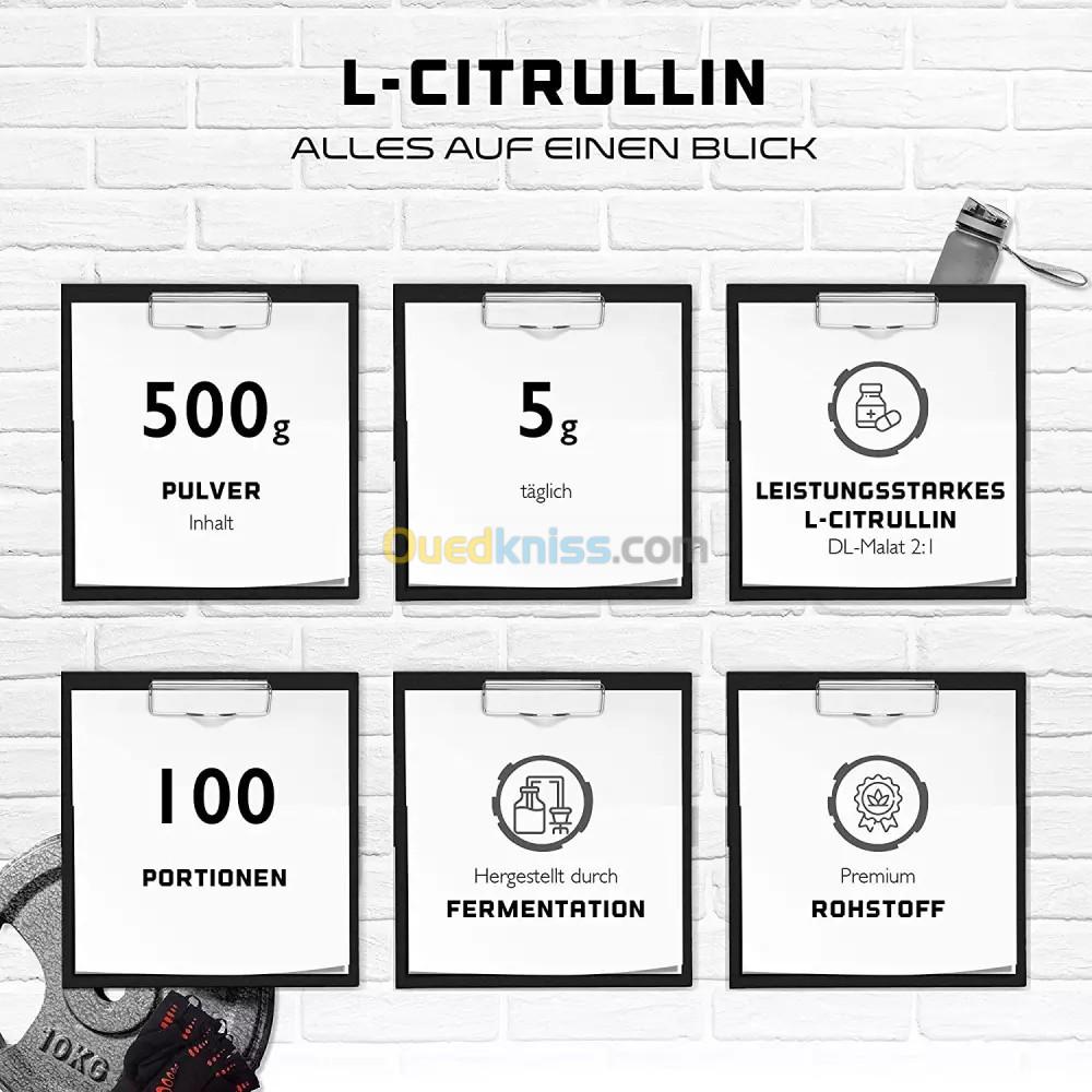 L- Citrullin DL-Malat 2:1 - 500g 100% BOOSTER 