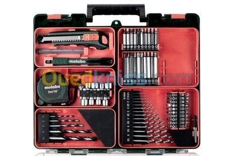 METABO Perceuse visseuse 48Nm 18V 2Ah +74 acc. BS18 Set - 602207880