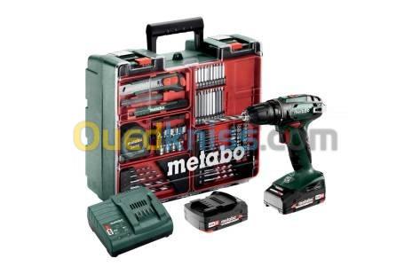 METABO Perceuse visseuse 48Nm 18V 2Ah +74 acc. BS18 Set - 602207880