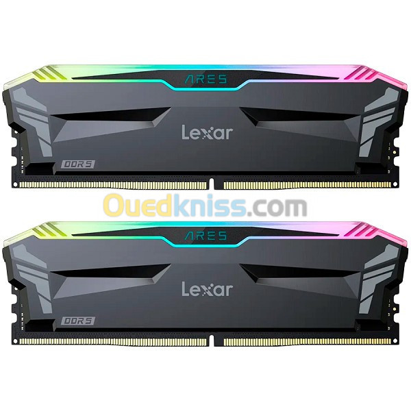 MEMOIRE UDIMM DDR5 16GO 5600MHZ CL32 LEXAR ARES 32GB KIT (2X16) RGB - Oran  Algérie