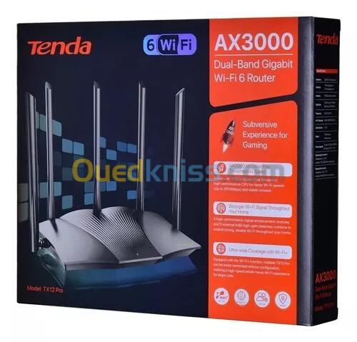 ROUTEUR TENDA WIFI 6 TENDA TX12PRO AX3000