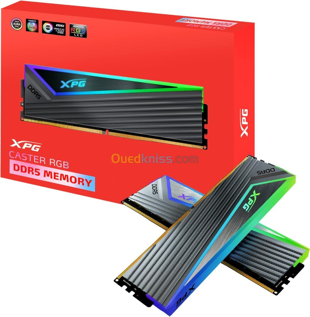 RAM DDR5 ADATA XPG CASTER RGB 16GB 6400MHZ