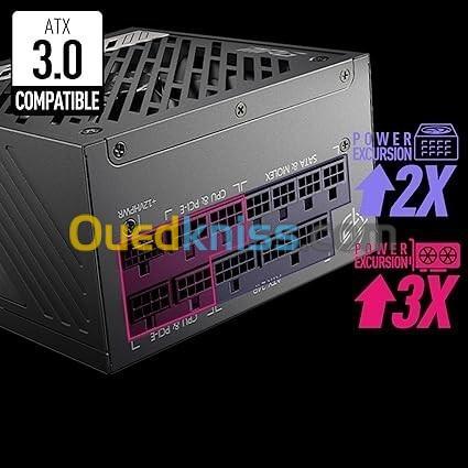 MSI MPG A1000G PCIE5 Bloc D'alimentation Prise EU, 1000W, Certifié 80 Plus Gold