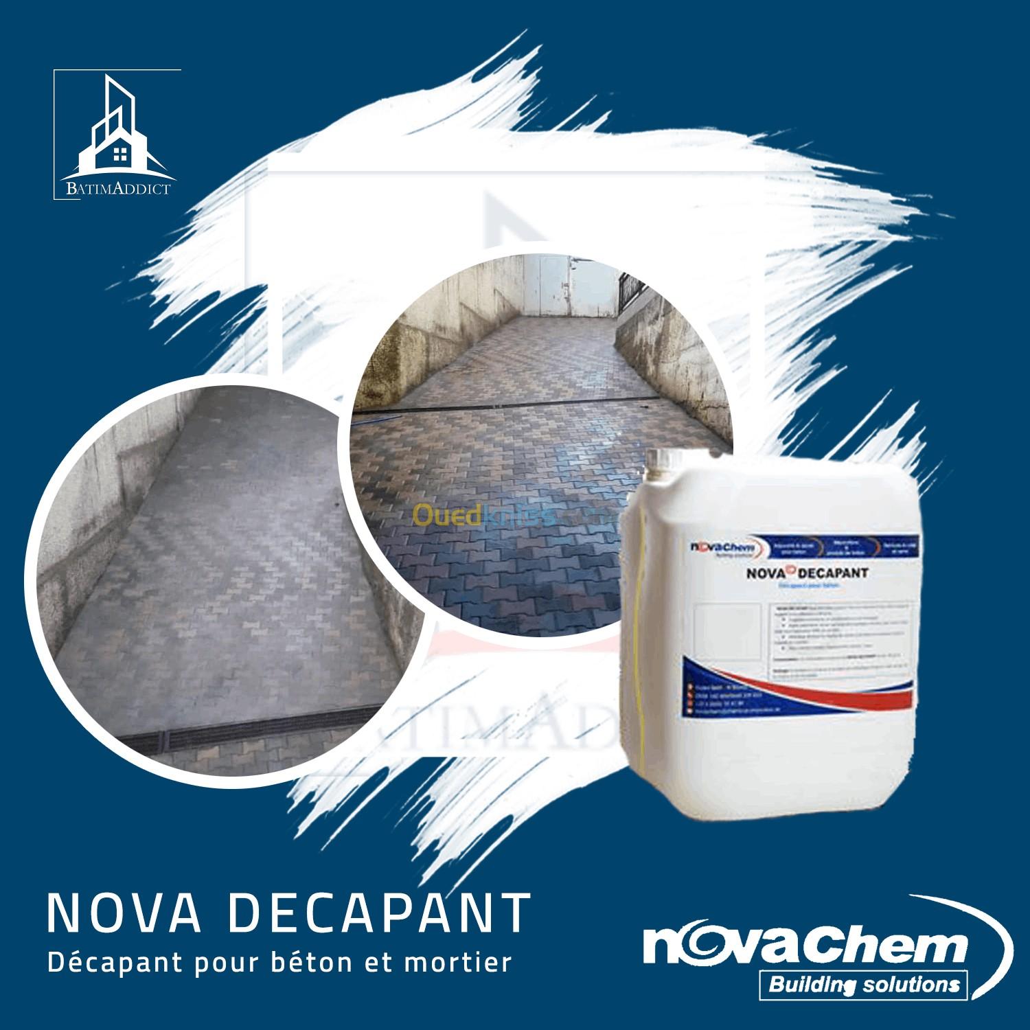 DÉCAPANT POUR BÉTON NOVA DÉCAPANT NOVACHEM 10 LITRES