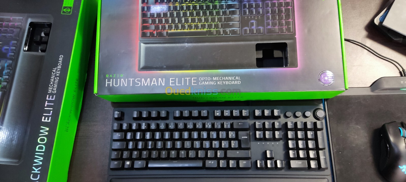 Clavier Razer Huntsman elite purple switchs