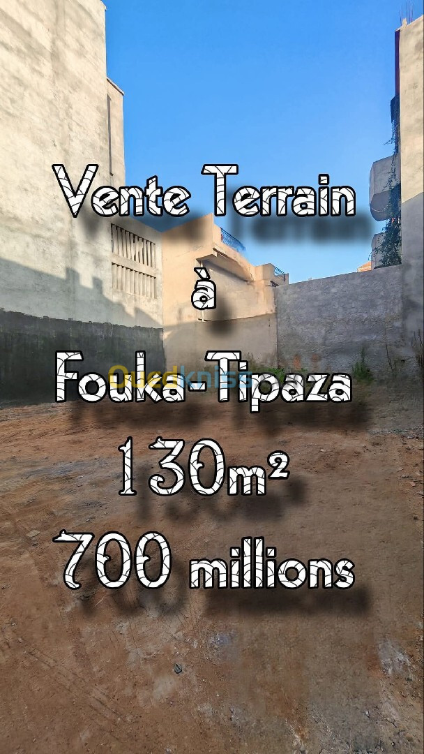 Vente Terrain Tipaza Fouka