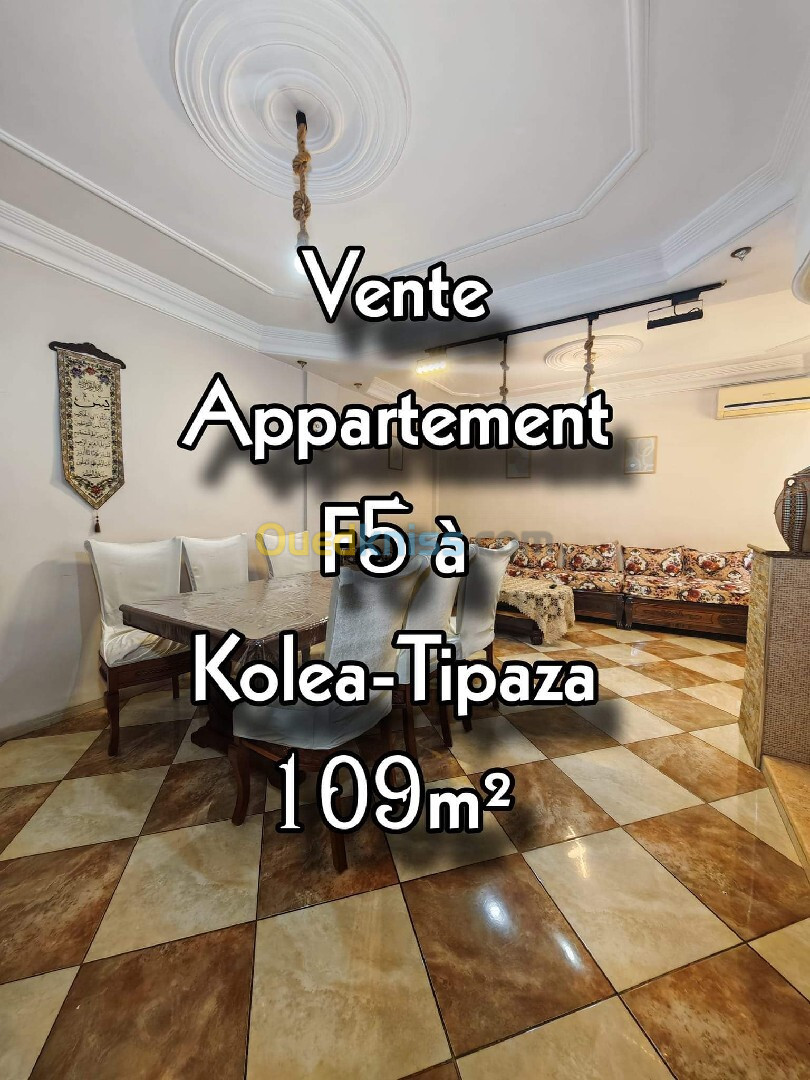 Vente Appartement F5 Tipaza Kolea