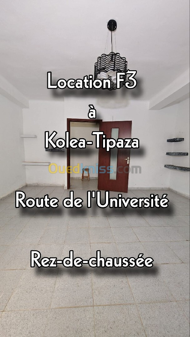 Location Appartement F3 Tipaza Kolea