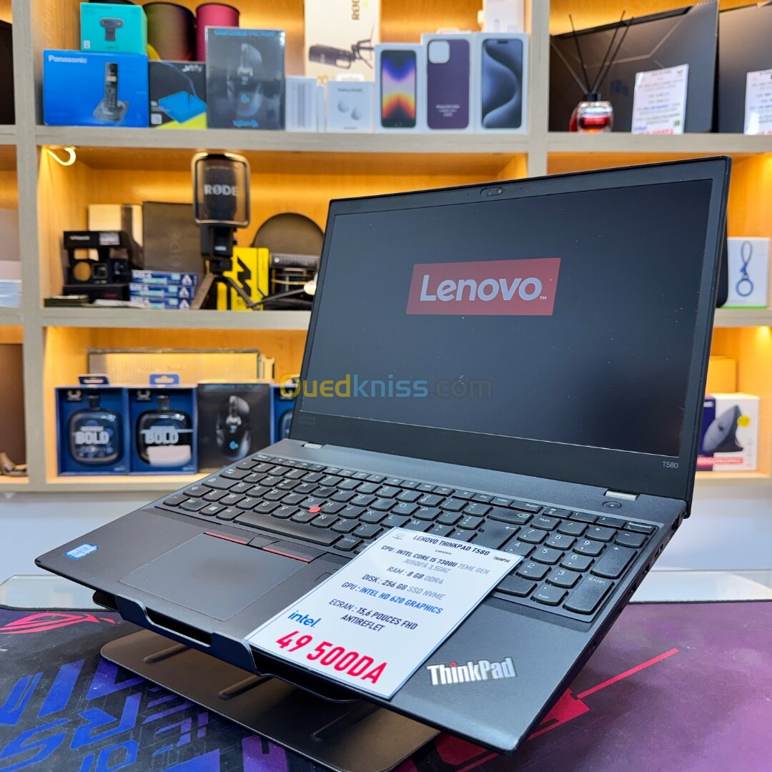 LENOVO THINKPAD T580 I5 7TH GEN 8GB RAM 256GB SSD ECRAN 15 POUCES 