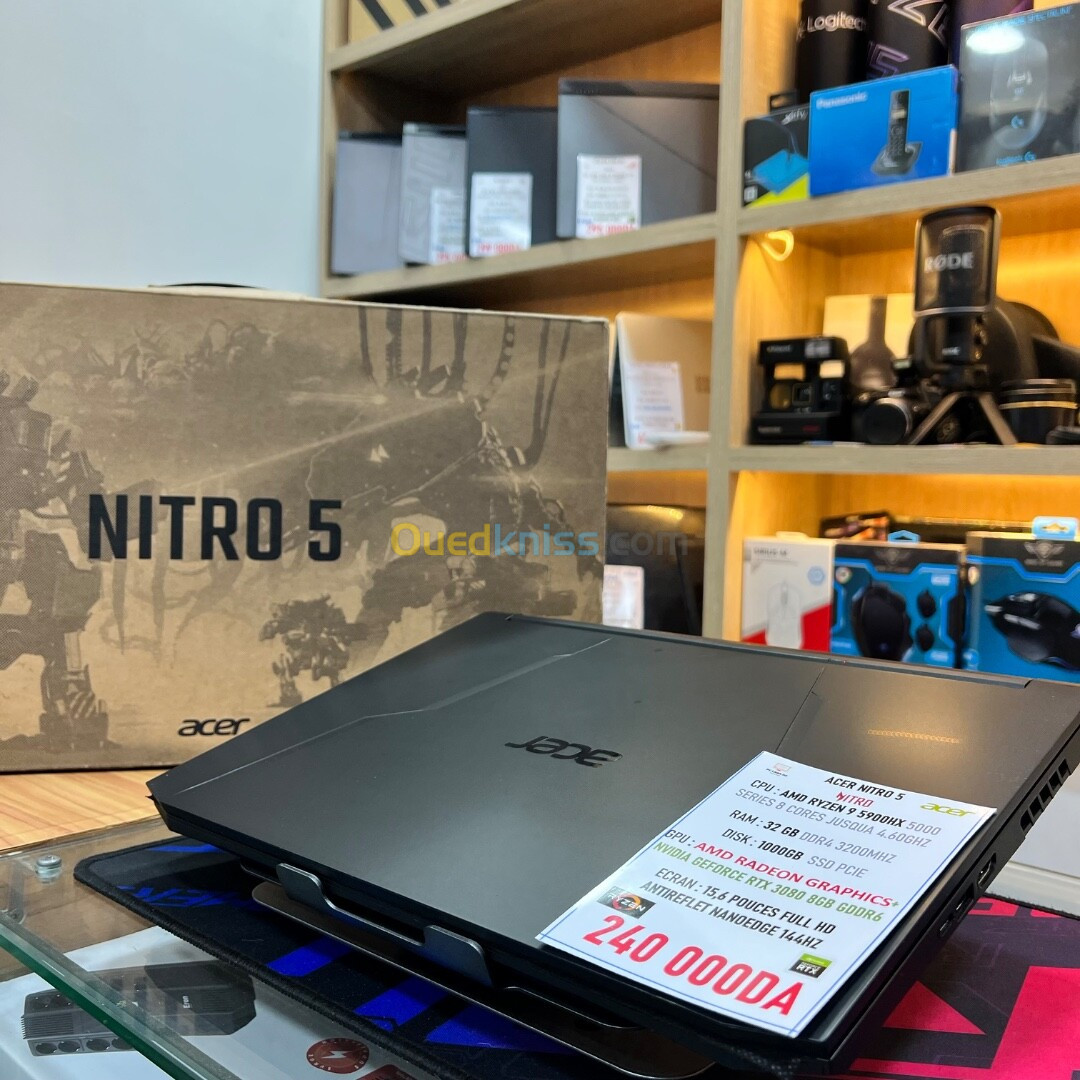 ACER NITRO 5 I7 11800H NVIDIA RTX 3080 32GB RAM 1TB SSD 