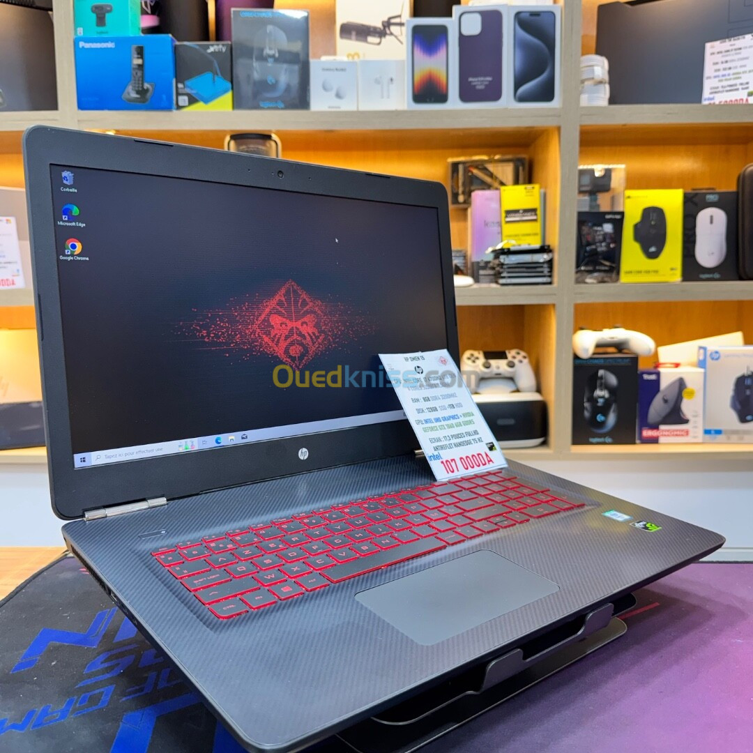 HP OMEN 17 I7 6700HQ NVIDIA GTX 1060 6GB VRAM 12GB RAM 128GB SSD+ 1TB HDD