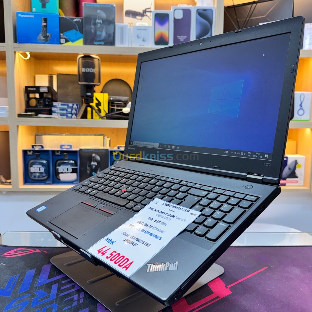 LENOVO THINKPAD L570 I5 6200U 8GB RAM 256GB SSD ECRAN 15.6 POUCES 