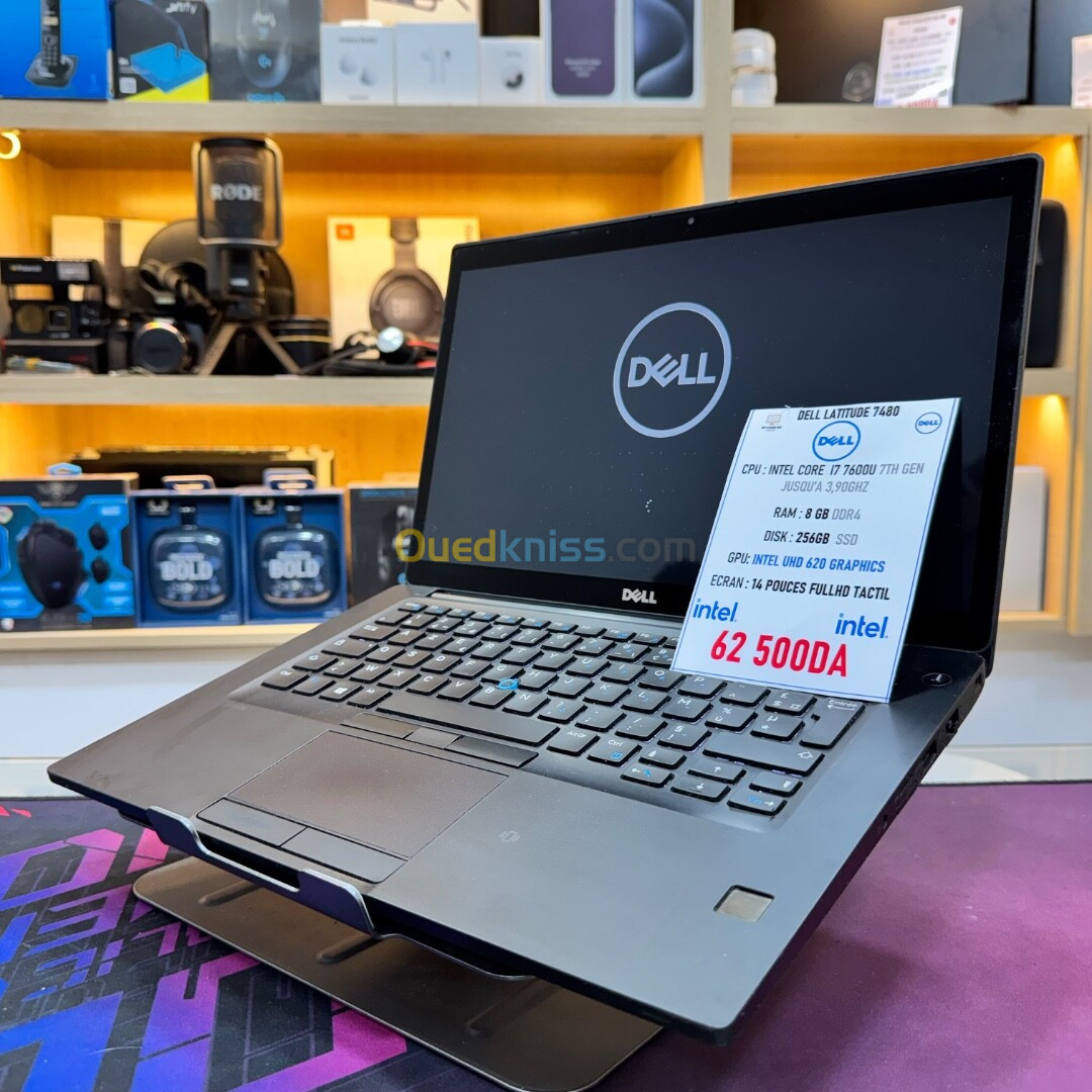 DELL LATITUDE 7480 I7 7TH GEN 8GB RAM 256GB SSD ECRAN TACTILE 