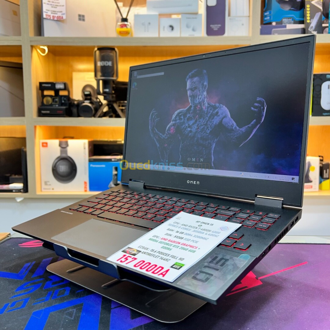 HP OMEN 15 AMD RYZEN 7 4800H NVIDIA RTX 2060 6GB VRAM 16GB RAM 512GB SSD