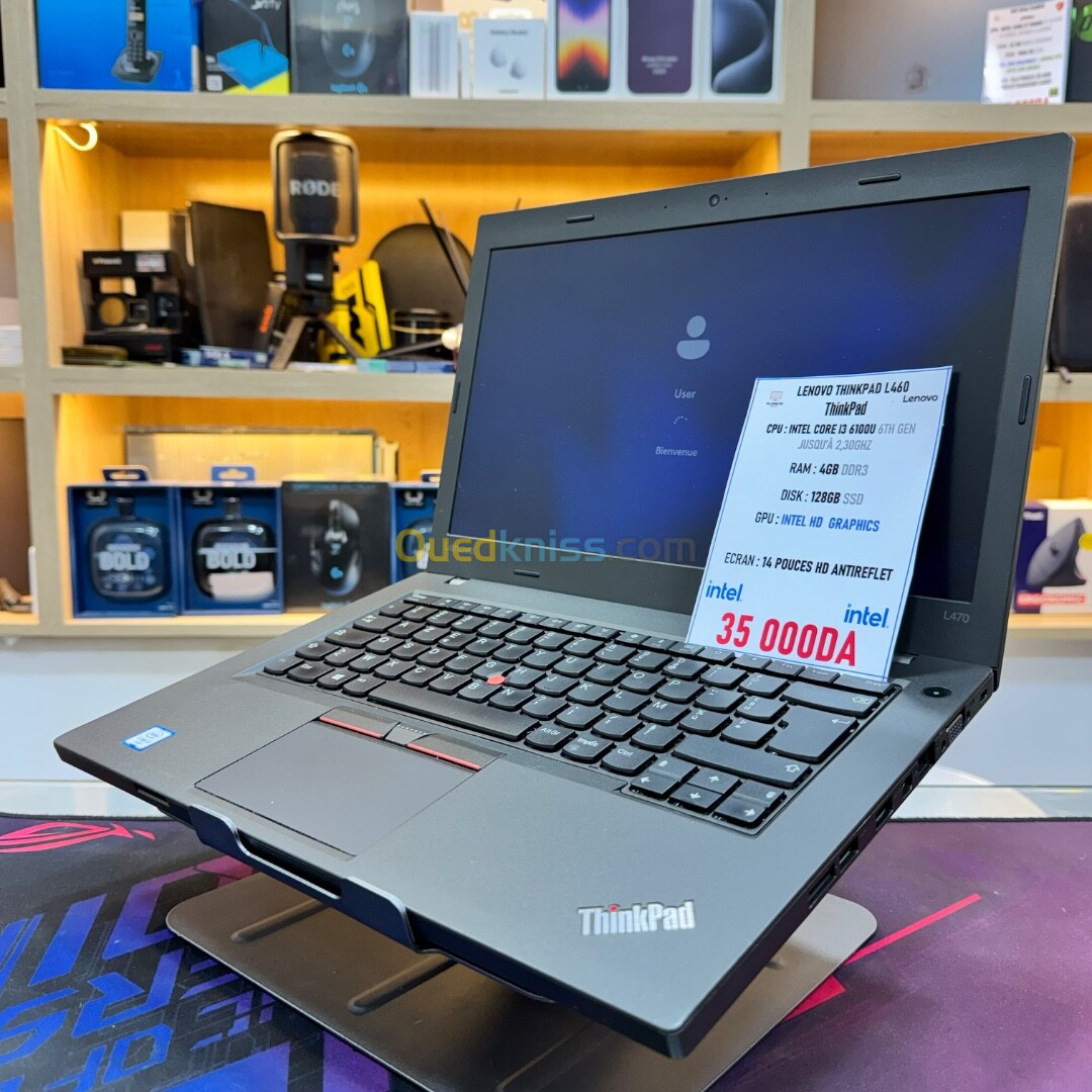 LENOVO THINKPAD L460 I3 6100U 4GB RAM 128GB SSD 