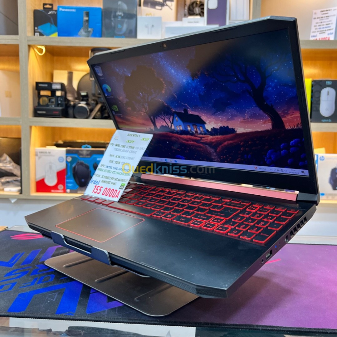 ACER NITRO 5 I7 9750H NVIDIA RTX 2060 16GB RAM 512GB SSD ECRAN 144HZ 