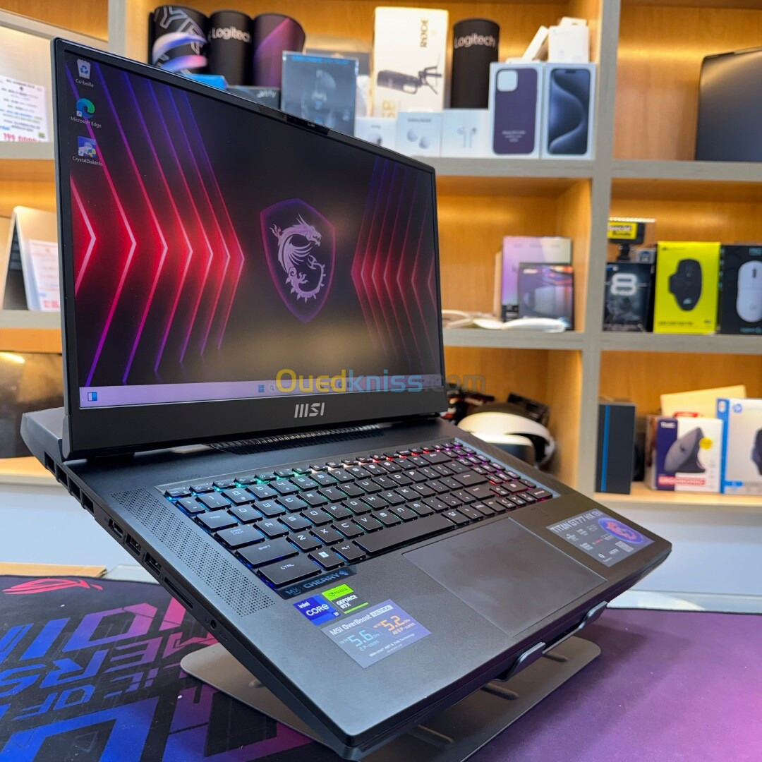 MSI GT77 TITAN I9 13980HX NVIDIA RTX 4090 64GB RAM DDR5 4TB SSD ECRAN 4K 144HZ 